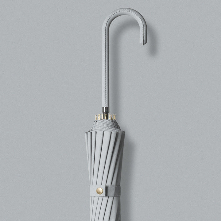 Automatic open/close wind-resistant umbrella for women, durable and elegant rain protection.