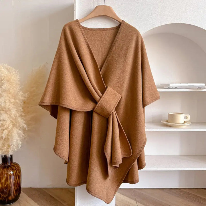 Fashionable ladies jacket, a comfortable and stylish shawl coat