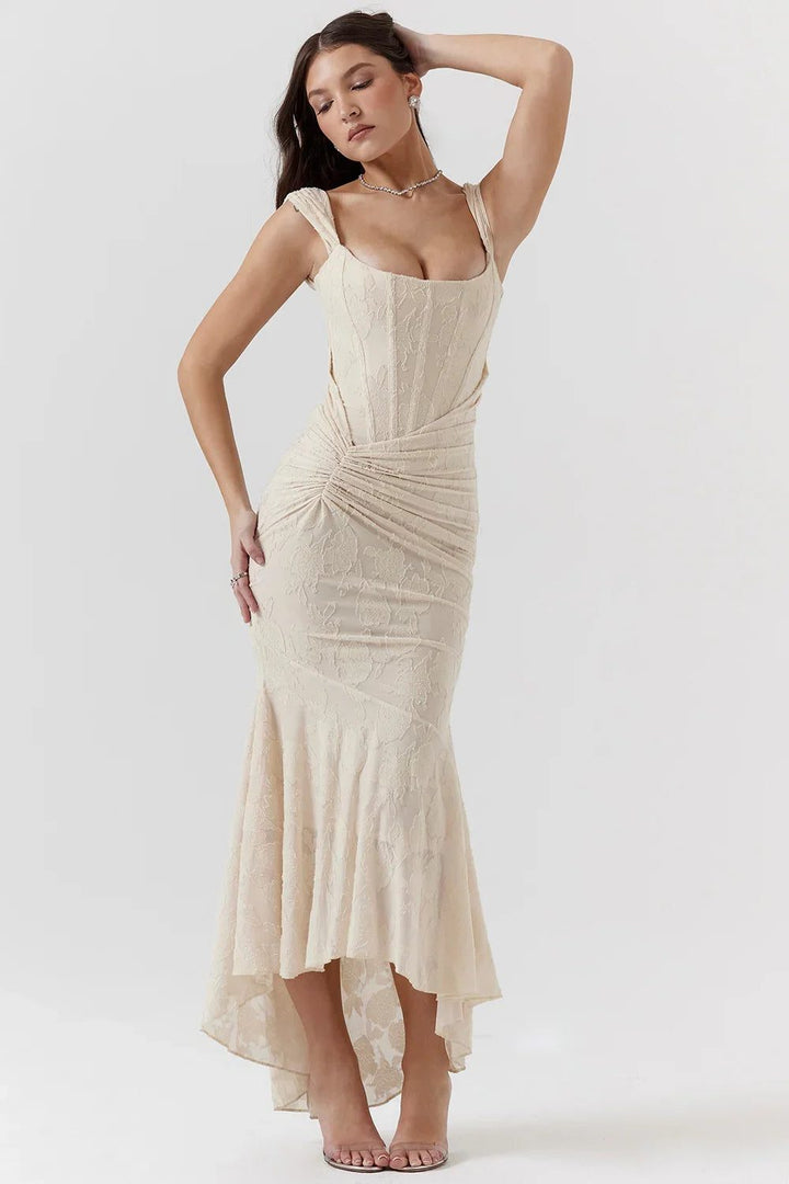 Women's black party wrap midi dress, a versatile and chic semi-formal option.