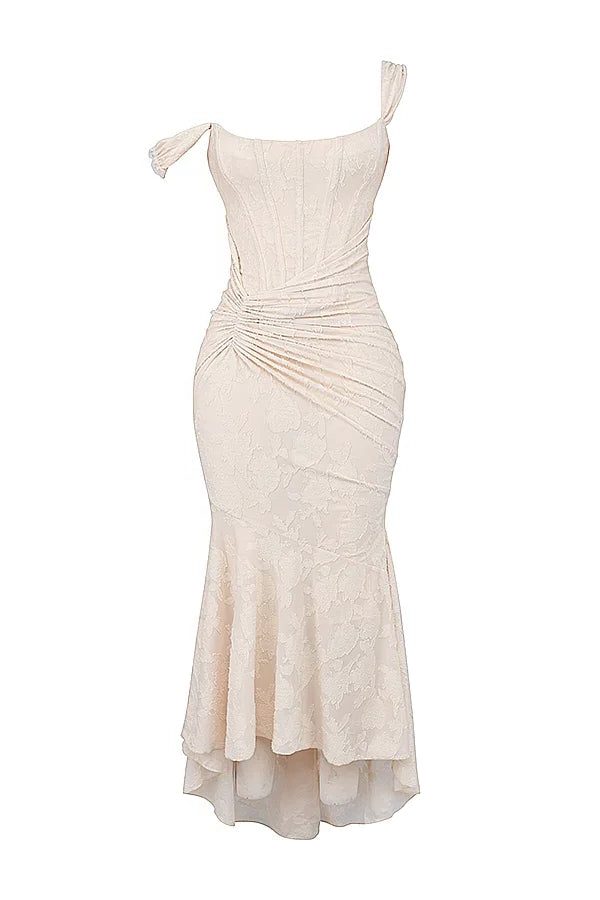 Women's black sleeveless wrap midi dress, embodying modern elegance.