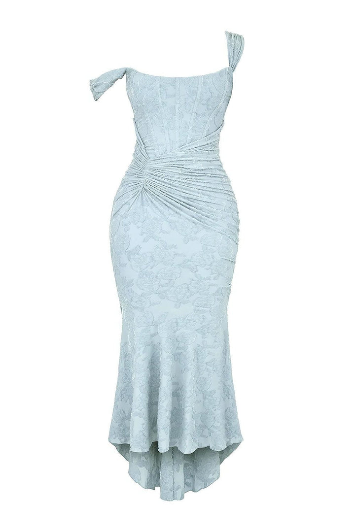 Black semi-formal wrap midi dress for women, perfect for evening parties.