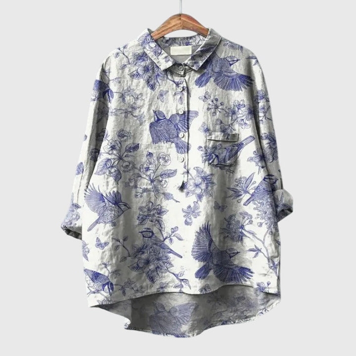 Comfortable women's Elly Blouse, ideal for casual wear. Effortless style for everyday ladies fashion.