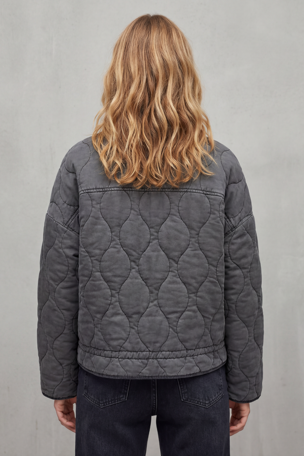 Warm & flattering women's quilted puffer jacket. A stylish classic for casual autumn fashion & winter outerwear.
