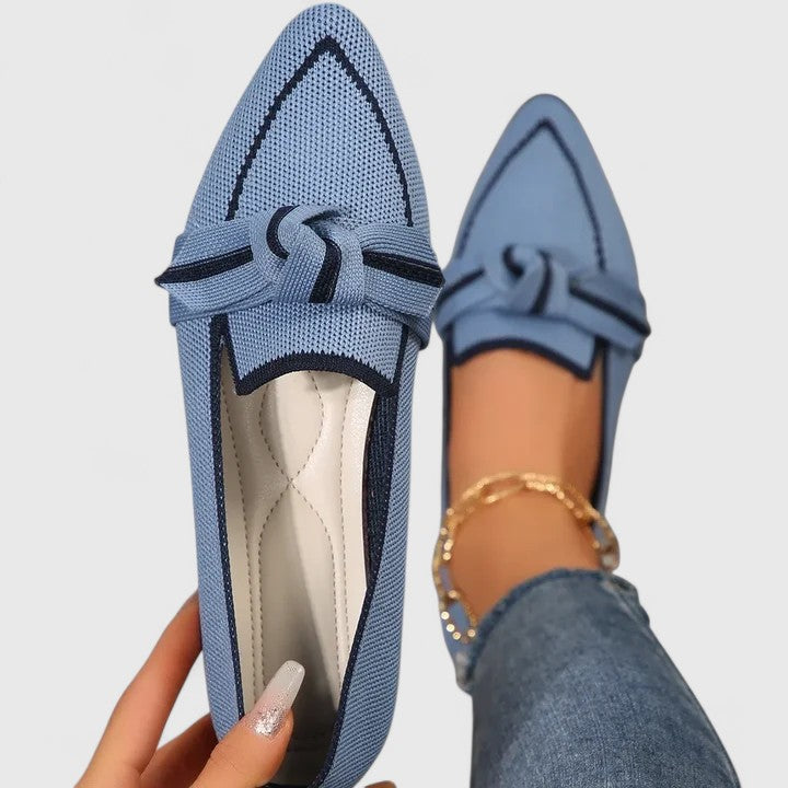 Women's Flavia orthopedic sandals with elegant ribbon detail, providing arch support and comfort.