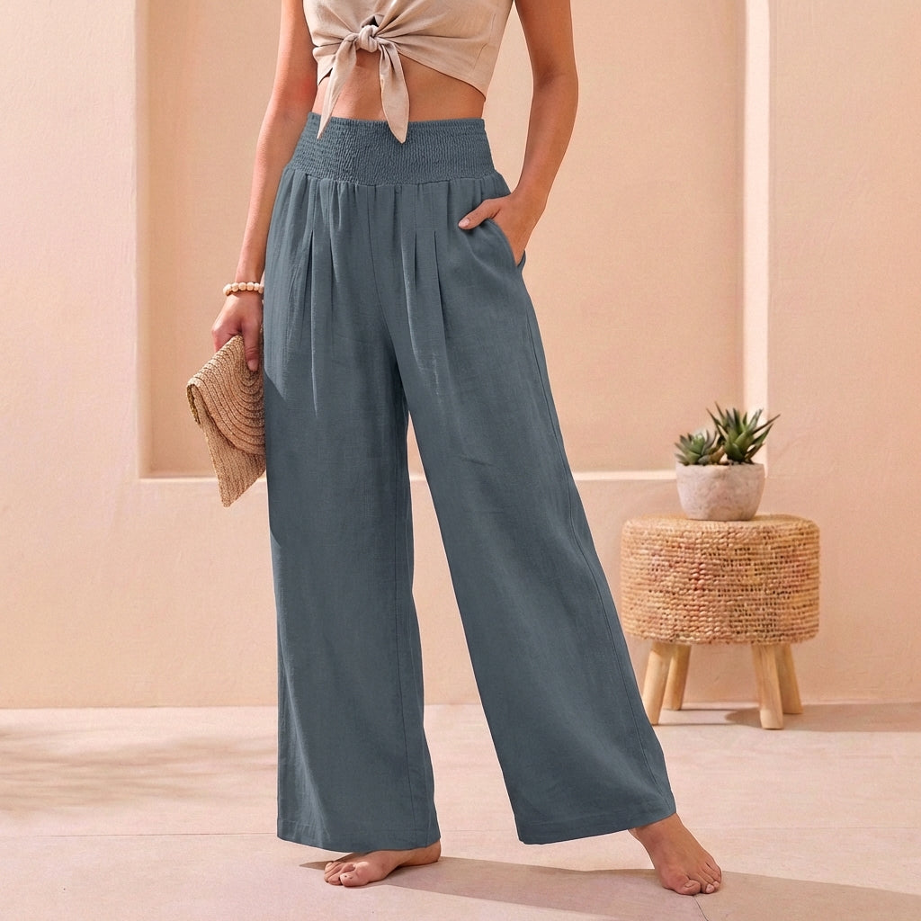 Lightweight and flowy summer pants for women, offering ultimate comfort and style.