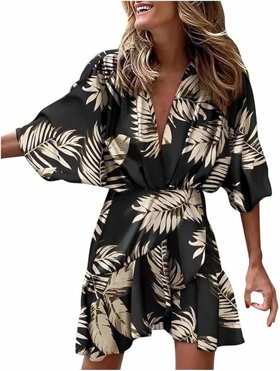 Stylish women's tiered ruffled boho maxi dress, a flowy and elegant choice for summer occasions.