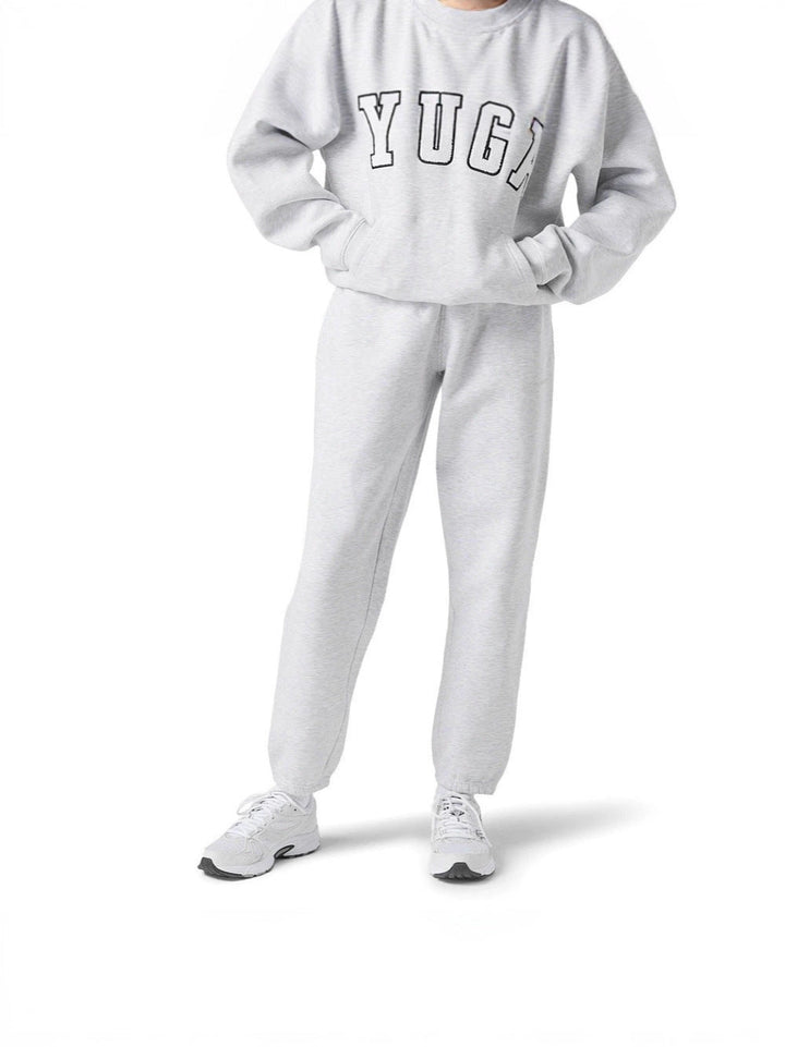Soft and comfortable women's yoga hoodie showcasing a fashionable, modern print design.