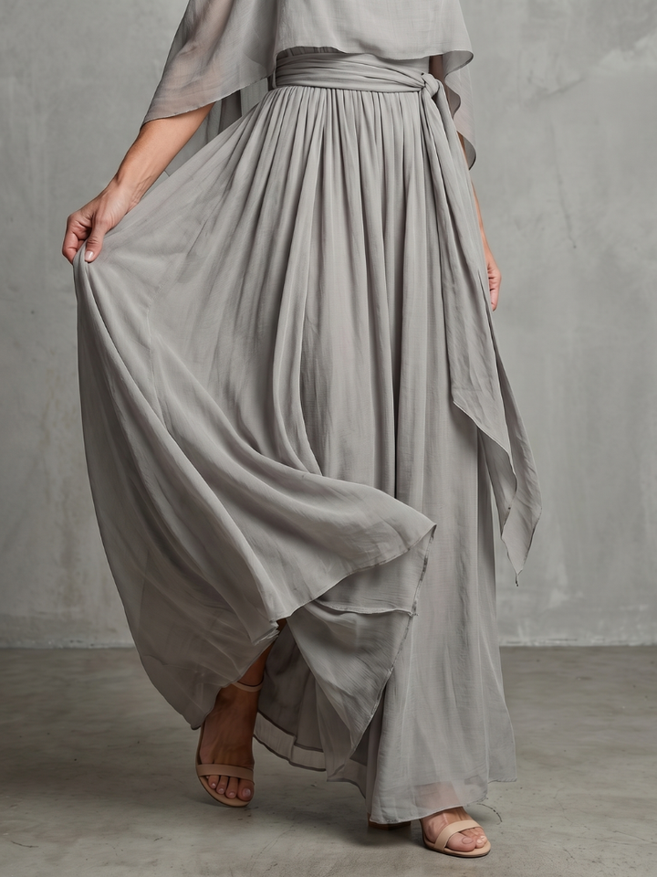 Comfortable wide leg pants from a women's two-piece set, ideal for versatile casual chic and elegant loungewear.