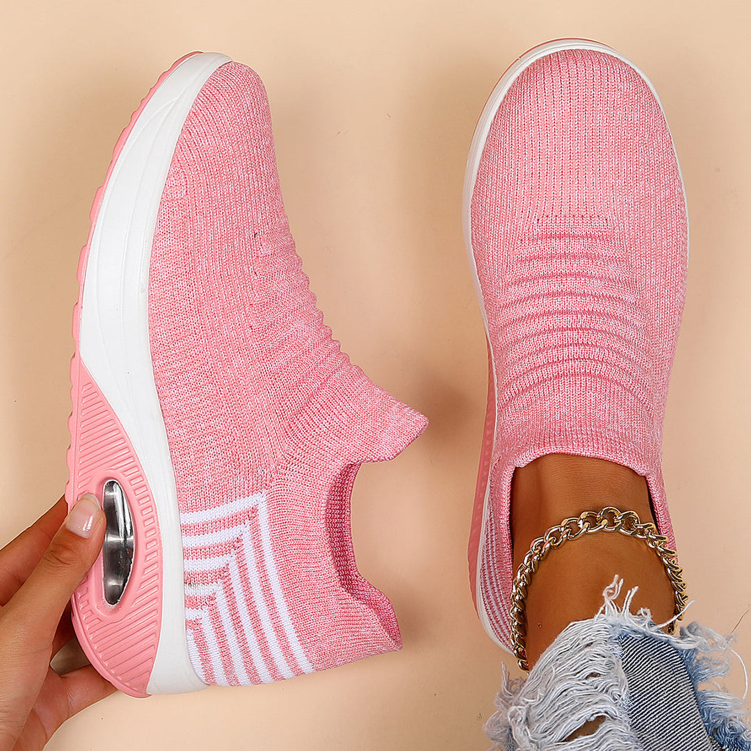 Stylish Harper ladies sneakers with air cushioning, offering supportive comfort for daily activities.