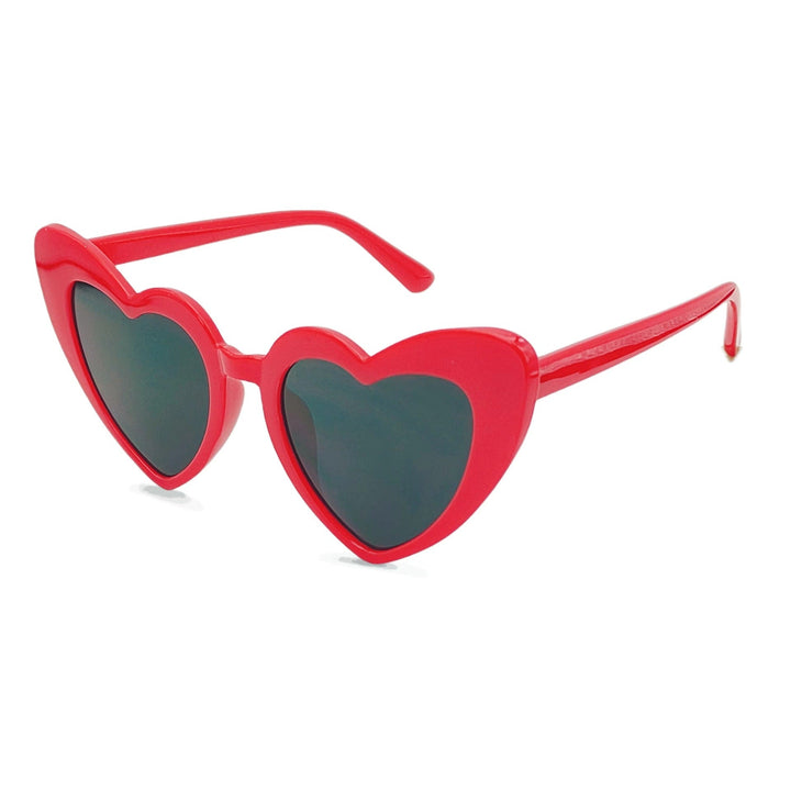 Elegant women's heart sunglasses, a perfect fashion accessory for sunny days. Includes strong UV protection.