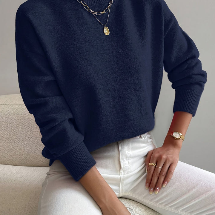 Soft touch high neck jumper for ladies, designed for maximum comfort