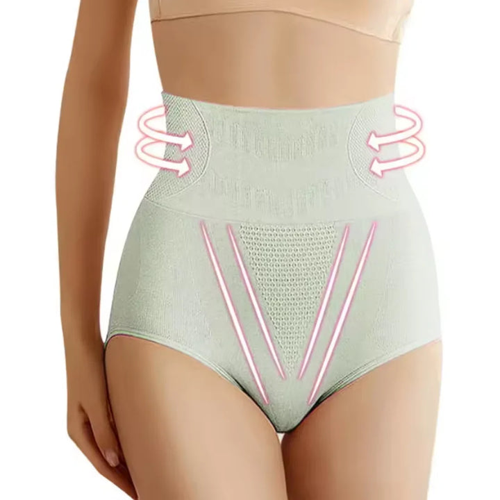 Women's firm control high-waist shaping underwear offering tummy support and a sleek body contour.