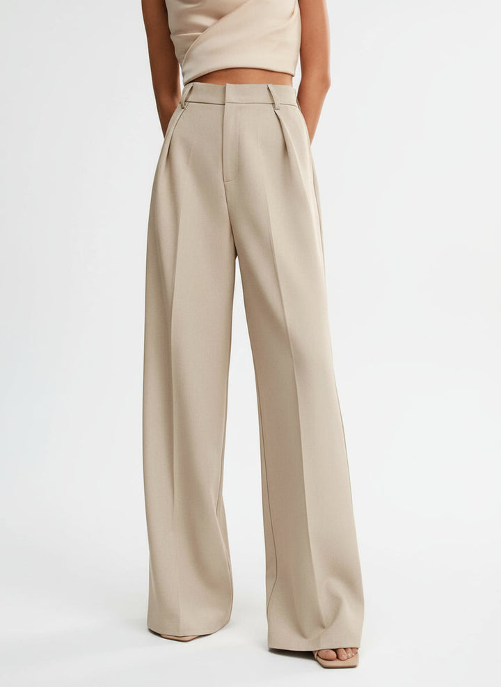 Comfortable yet stylish high waist pants for women, ideal workwear.