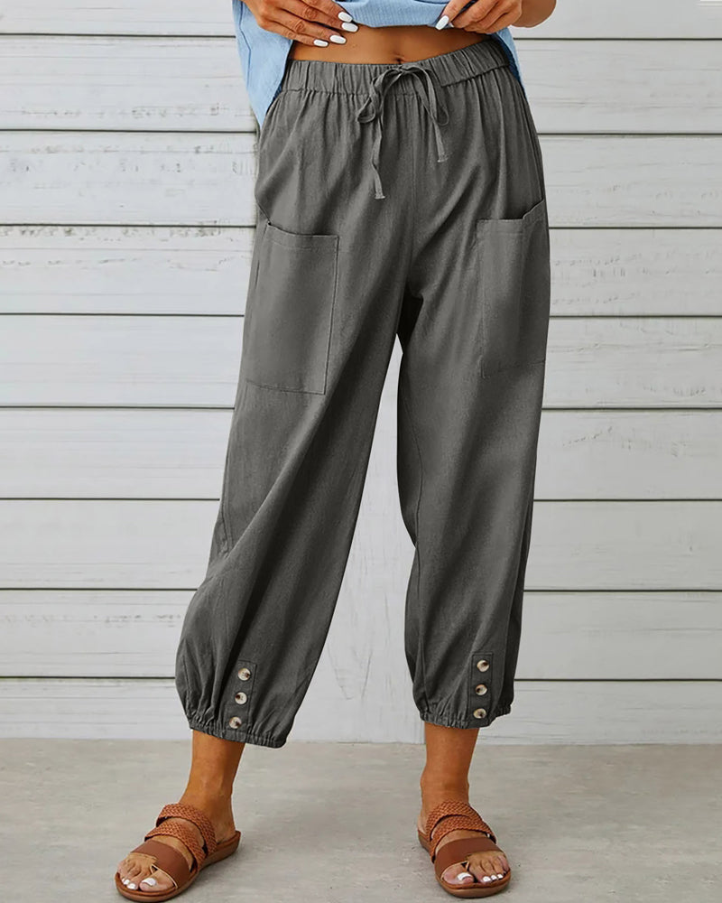 Stylish women's high waisted pants for versatile everyday wear