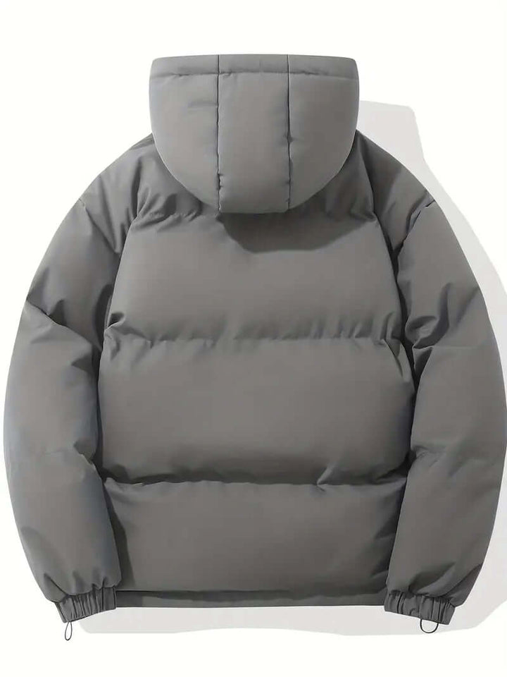Durable, weather-resistant women's hooded puffer jacket, superior winter protection.