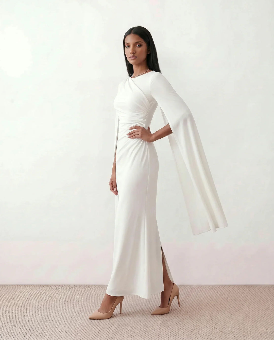 Graceful Kamila mermaid maxi dress for women, perfect for elegant summer events and evening wear.