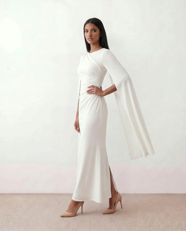 Graceful Kamila mermaid maxi dress for women, perfect for elegant summer events and evening wear.
