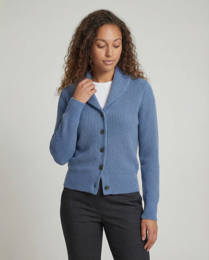 Cozy long sleeve knitwear cardigan for women, perfect for layering