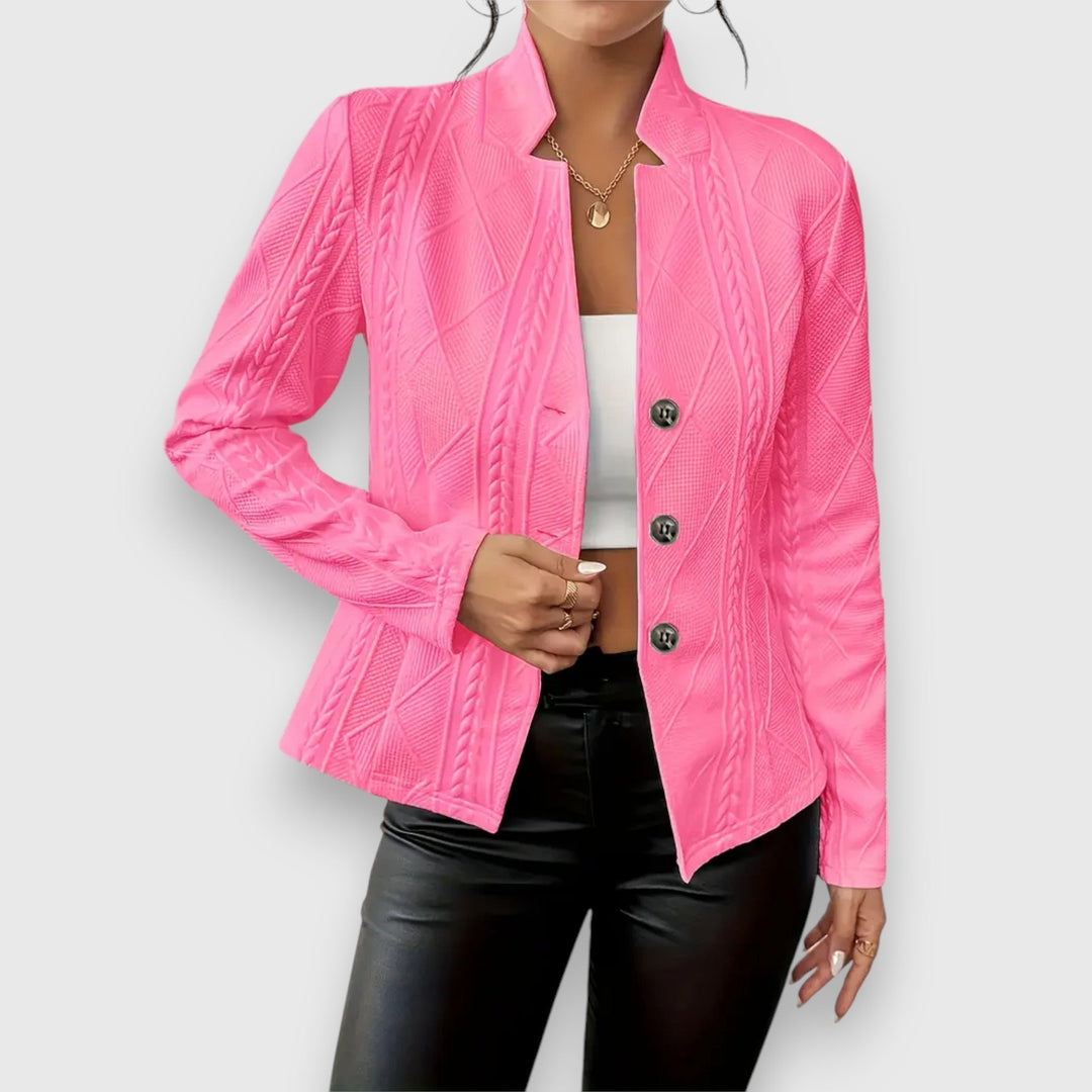 Women's casual lightweight jacket, versatile for everyday spring layering.