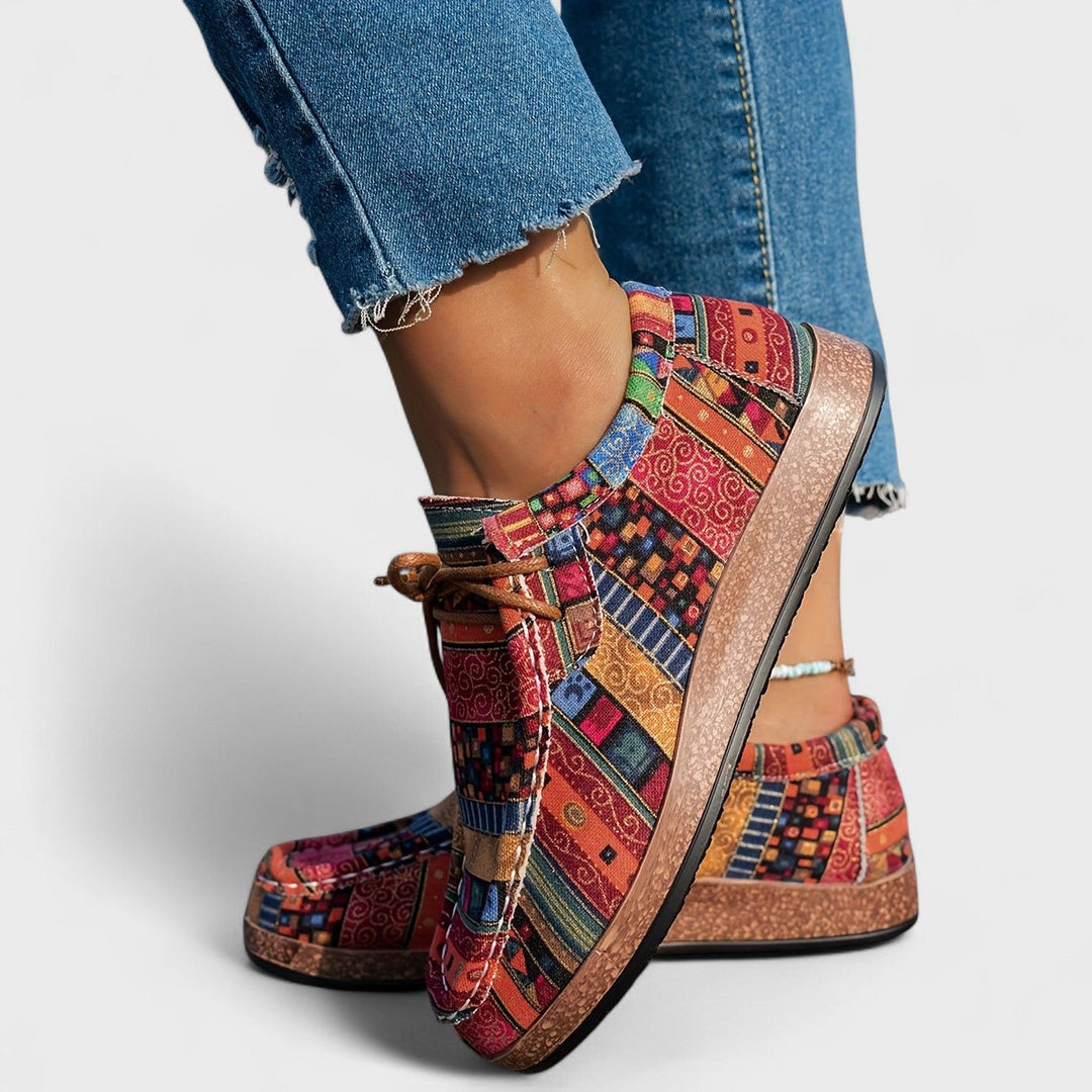 Orthopaedic sneakers for women, offering pain relief & arch support for comfortable walking & active lifestyles.