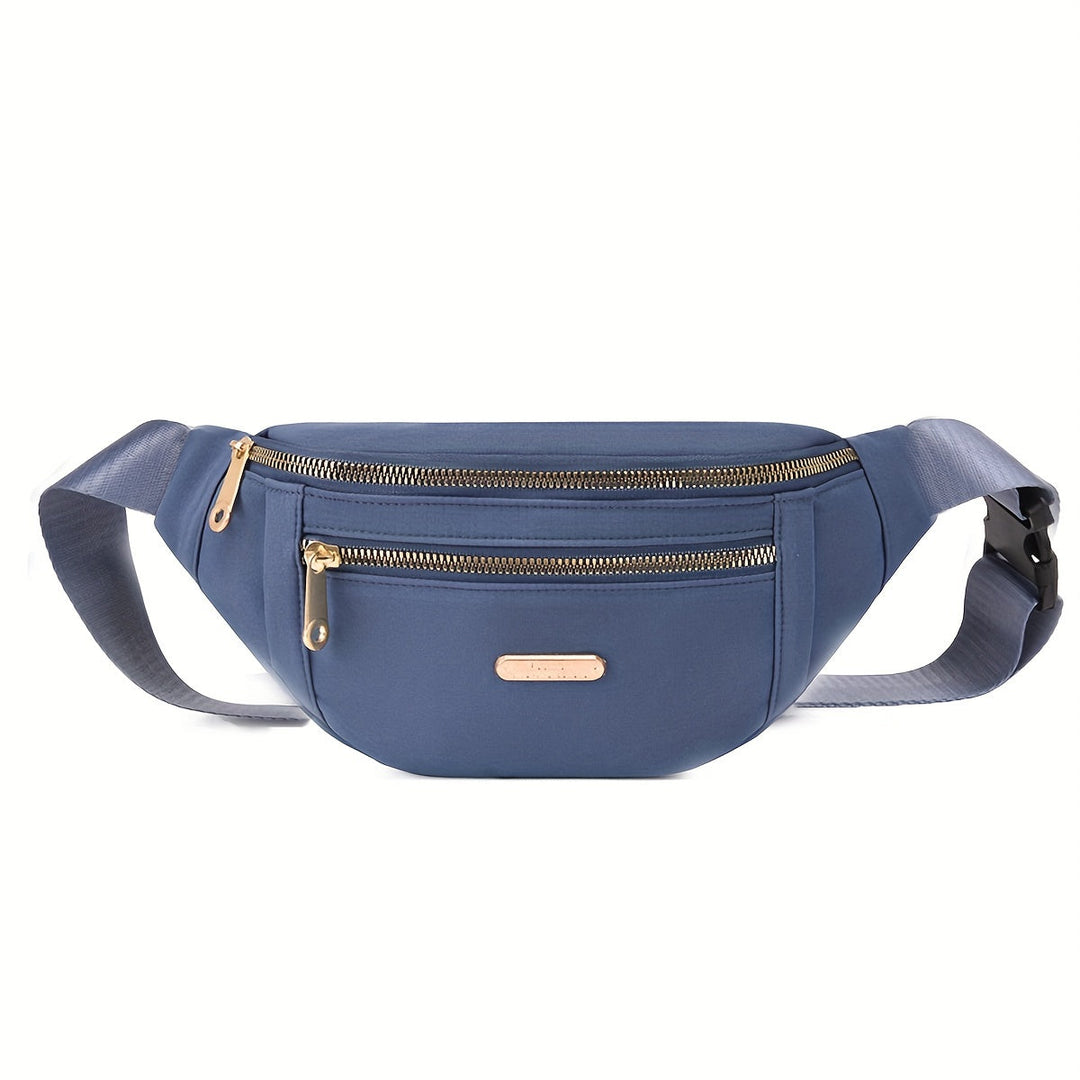 Ergonomic women's crossbody bag, lightweight with multi-zip pockets for daily use.