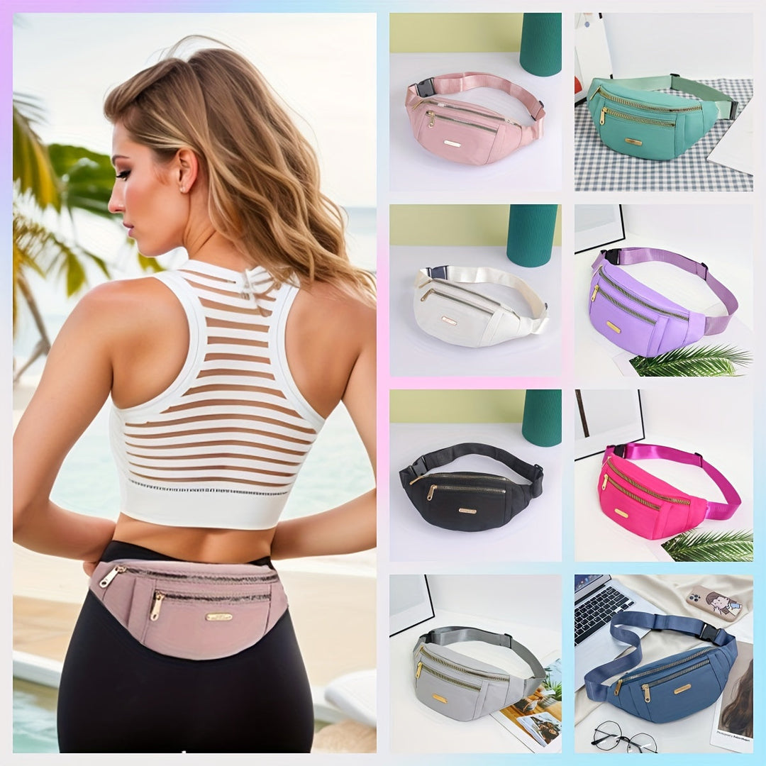 Stylish women's nylon crossbody bag, lightweight & perfect for hands-free convenience.