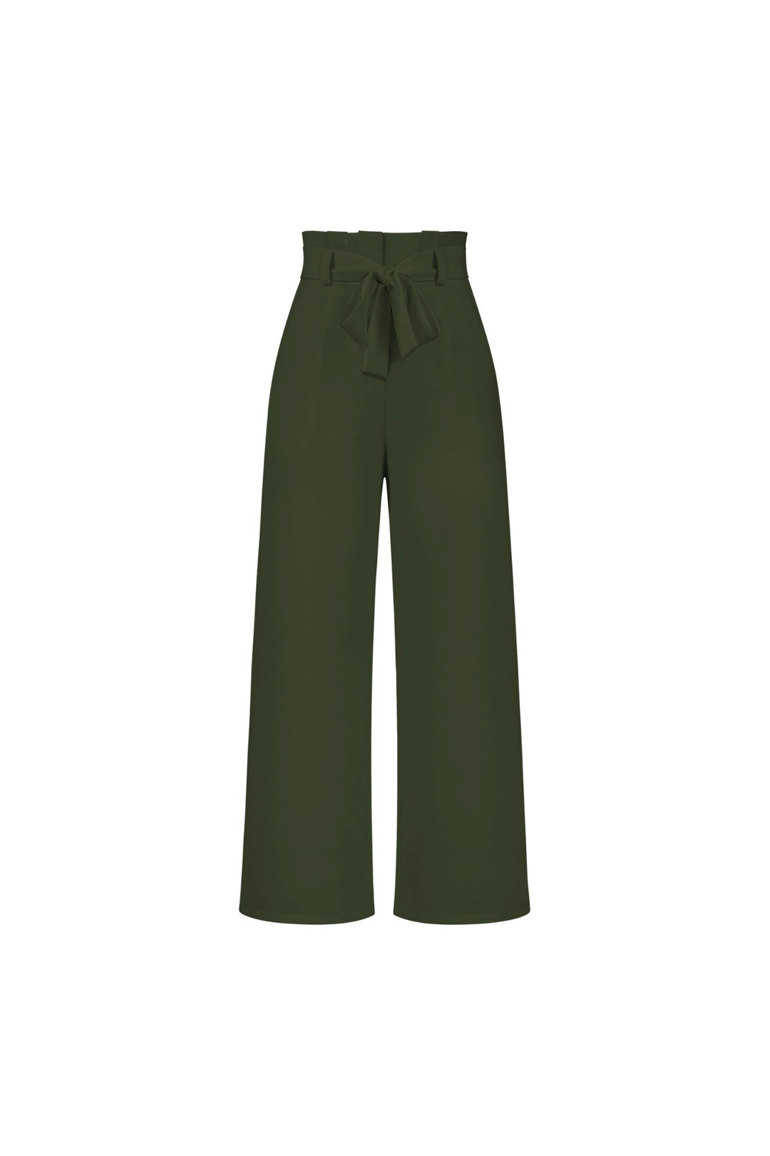 Women's flowy wide leg linen trousers, tie waist creates a flattering silhouette.