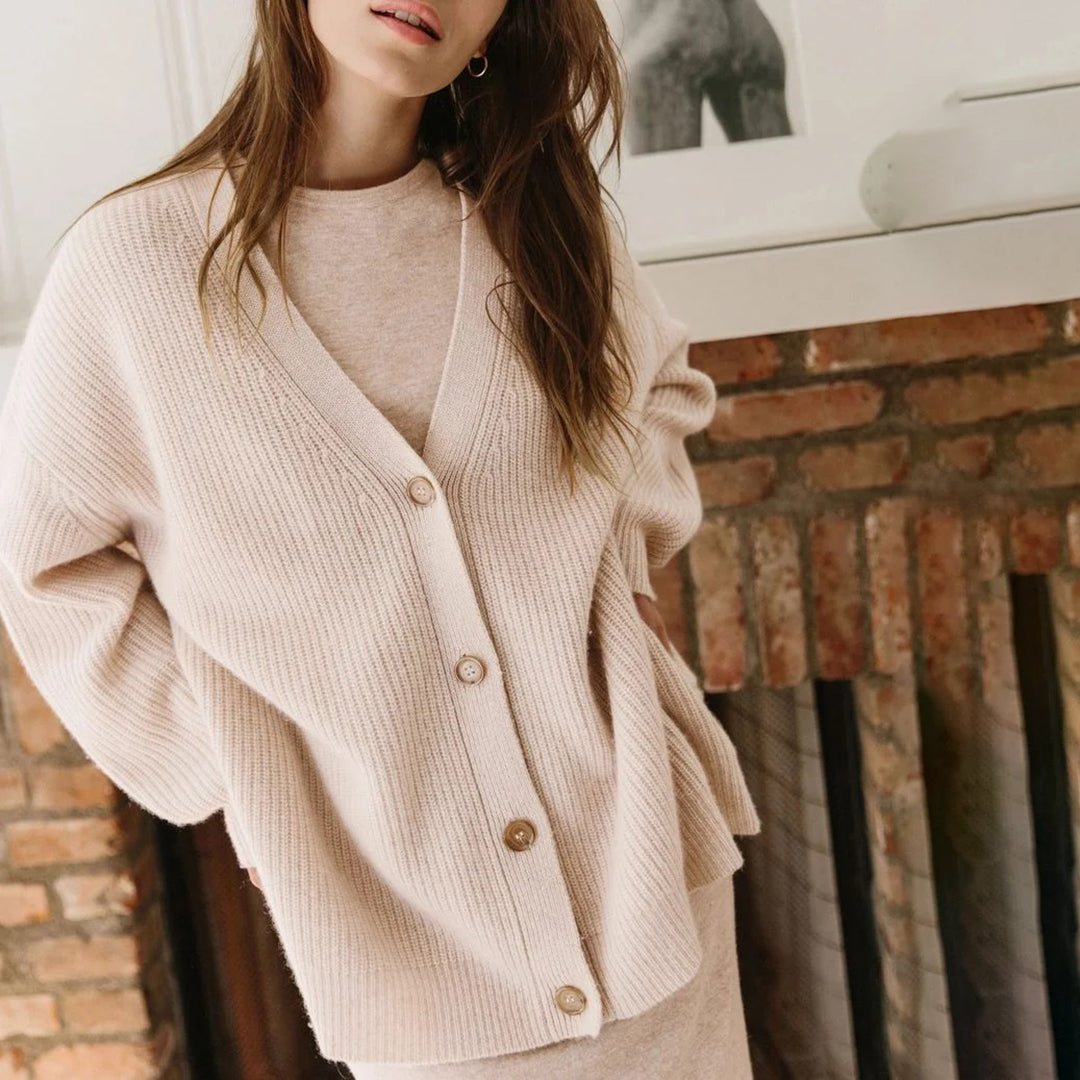 Womens clothing: Long oversized open-front cardigan, providing warmth and a chic layering style for any season.