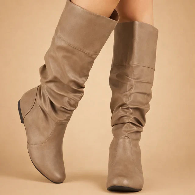 Cozy and comfortable women's stylish long boots for all-day wear.
