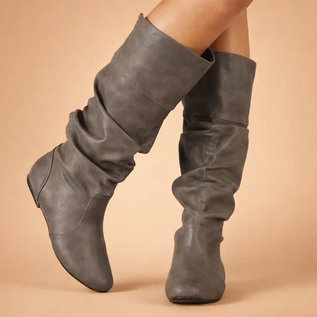 Durable and stylish women's long boots, ideal for cold weather adventures.