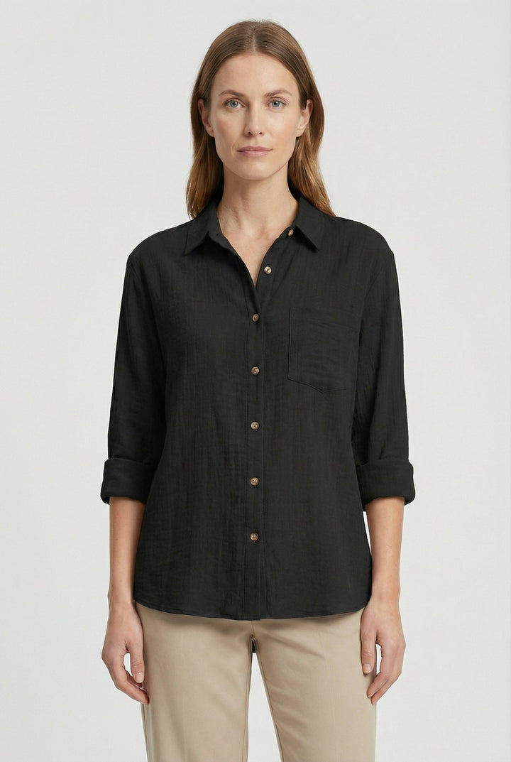 Loose fit women's shirt offering ultimate comfort and casual appeal
