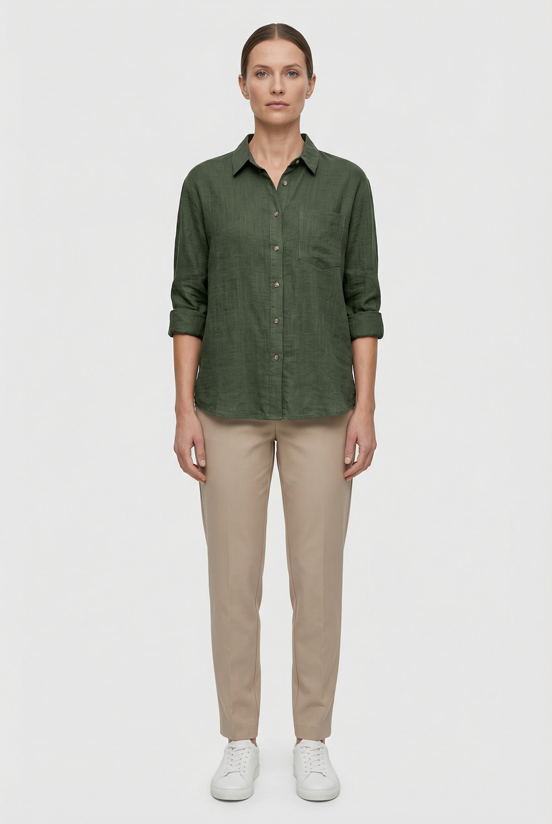 Everyday casual shirt for women, blending comfort with simple style