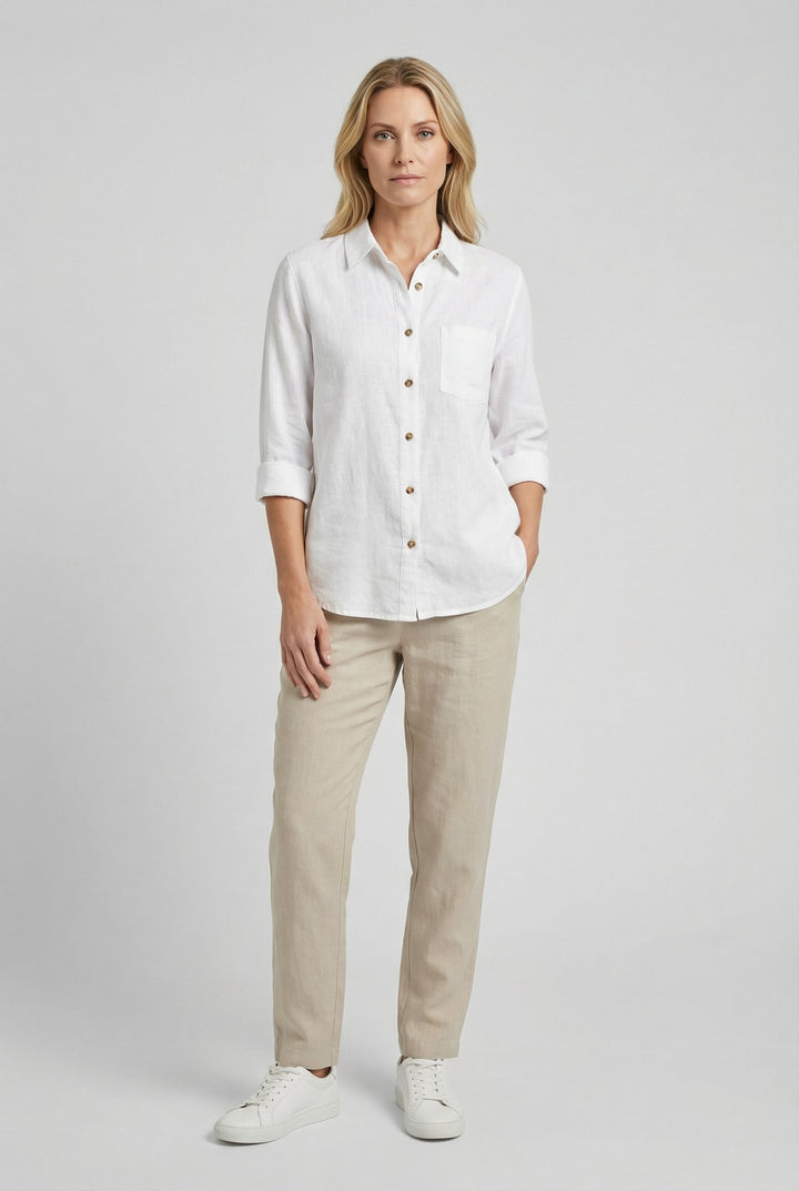 A comfortable and stylish women's shirt, designed for versatility