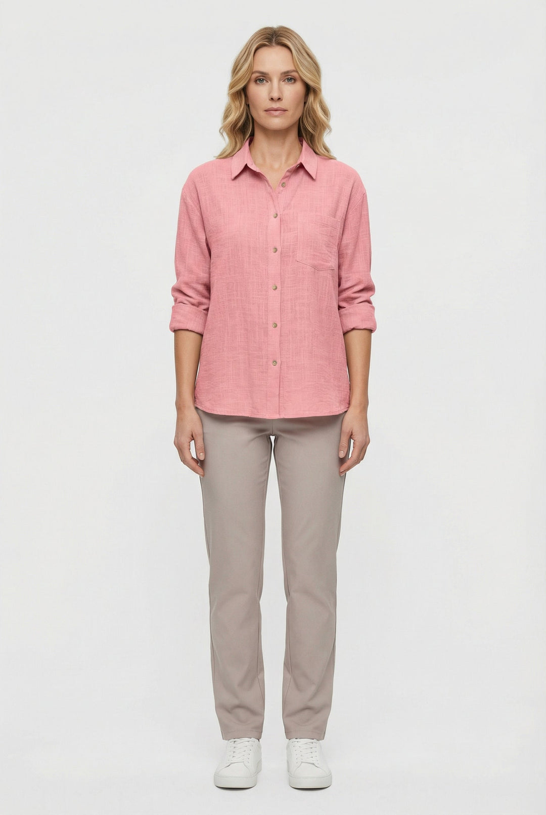 The perfect basic top for women, offering a loose fit and breathable comfort