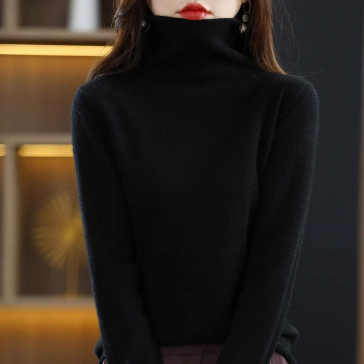 Elevate your style with this elegant and warm women's top