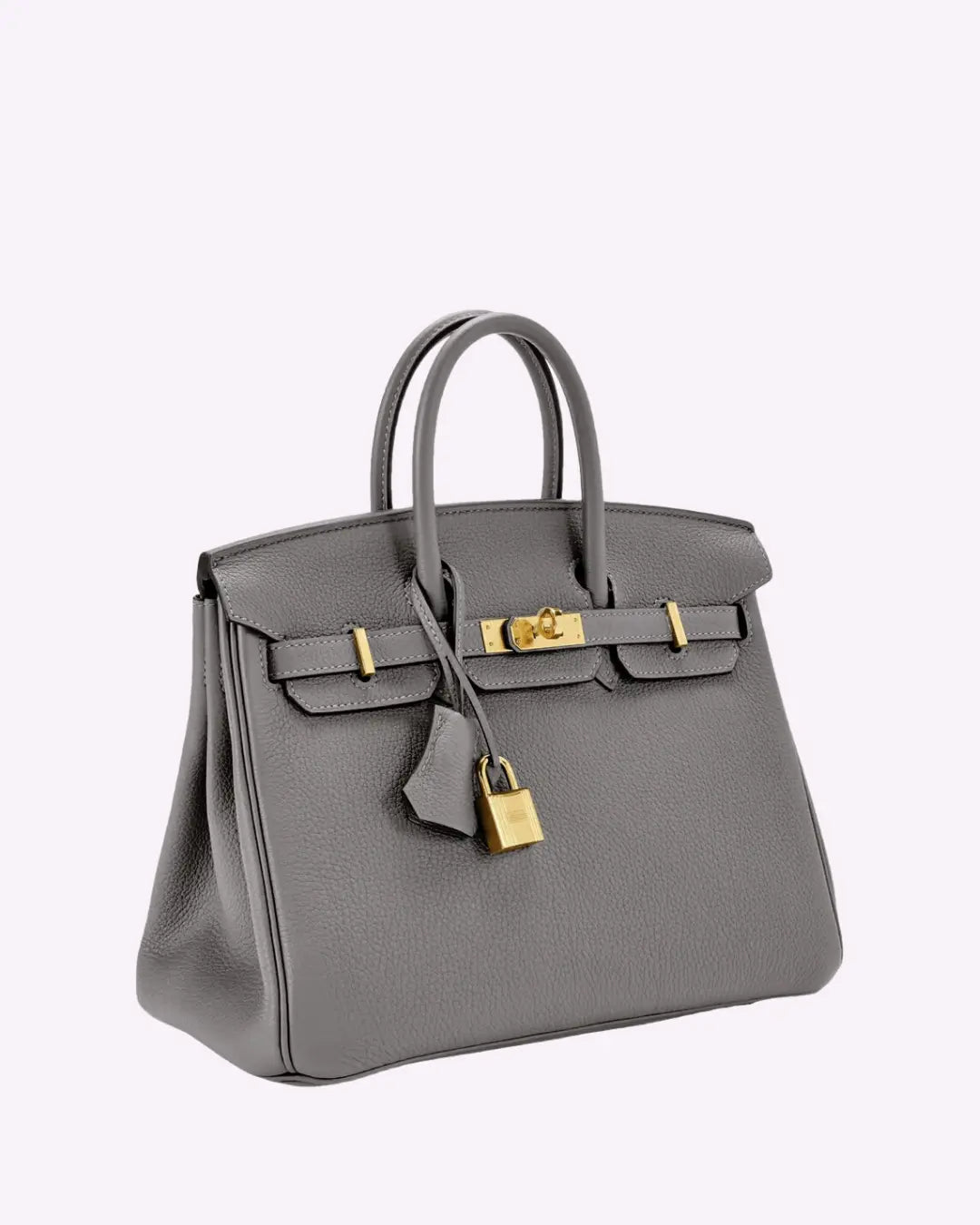 Women's luxury genuine leather handbag in rich cognac color