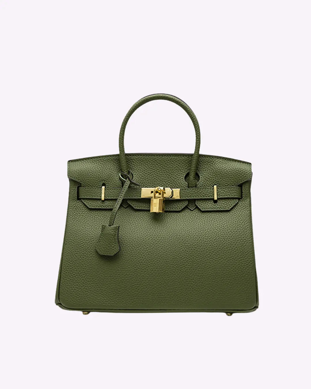 Functional everyday bag crafted from genuine cognac leather