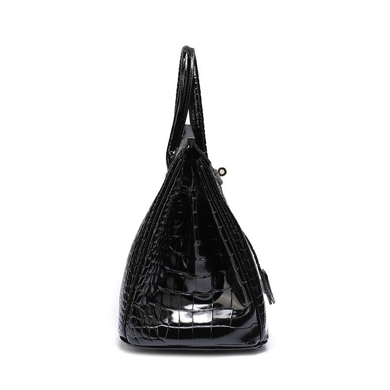 Elegant and functional cognac leather tote bag
