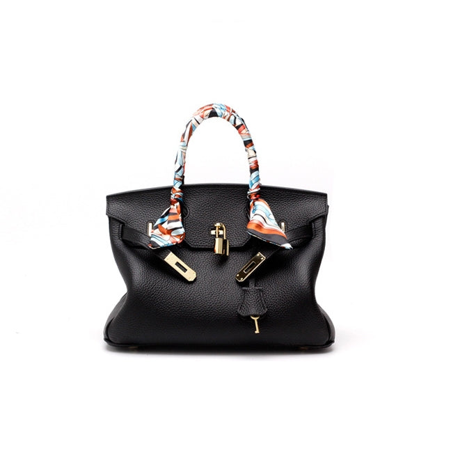 Beautiful cognac leather tote for women, luxury feel