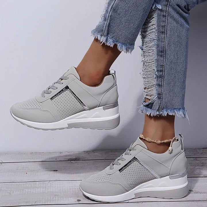 Women's Marre orthopedic arch support sneakers for comfortable walking & daily pain relief.