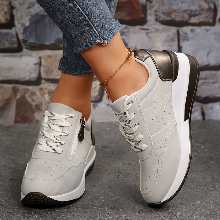 Women's Messa orthopaedic trainers, designed for elevated comfort & support. Stylish fashion sneakers with arch support.