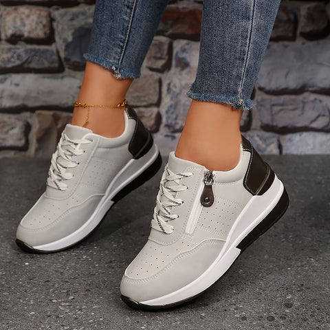 Women's Messa fashion sneakers: orthopaedic trainers with elevated comfort, arch support, and stylish design for daily wear.