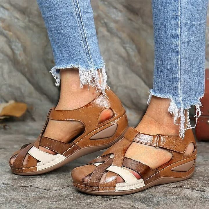 Stylish women's multi-strap sandals offering ultimate comfort & stability. Great for walking & everyday summer wear.