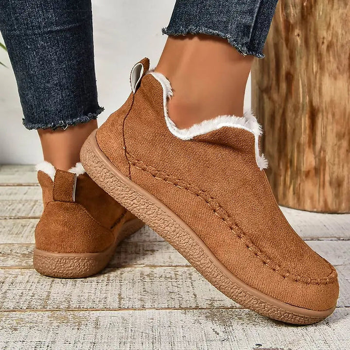 Supportive orthopaedic women's comfort boots. Everyday ankle boots with plush lining & non-slip sole for active women.