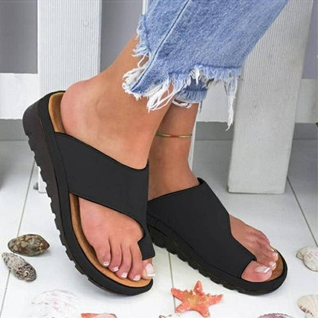 Women's orthopaedic comfort sandals featuring a supportive sole for all-day wear.