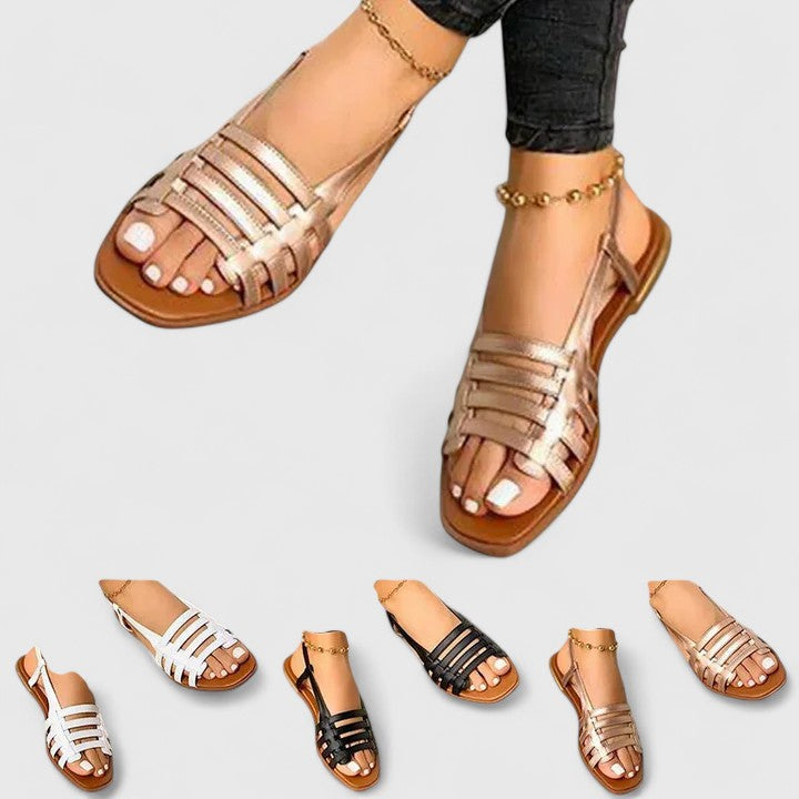 Women's orthopaedic comfort sandals, stylish summer footwear with arch support for everyday walking.