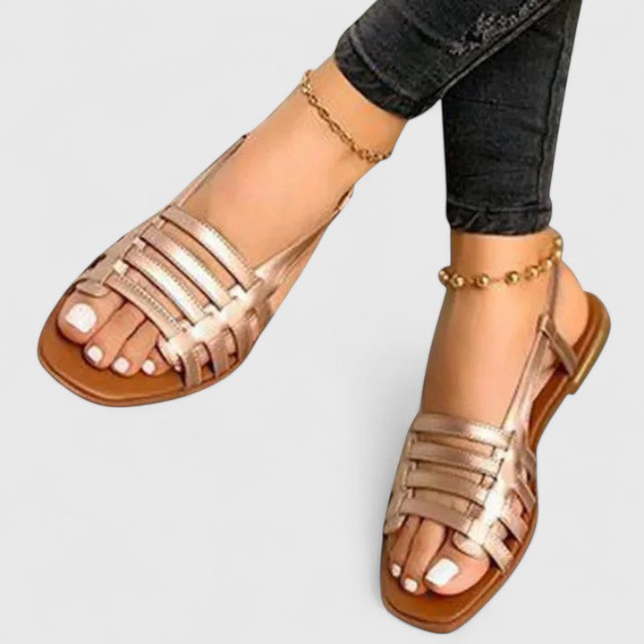 Lightweight women's slingback sandals, perfect casual orthopaedic footwear for all-day foot support.