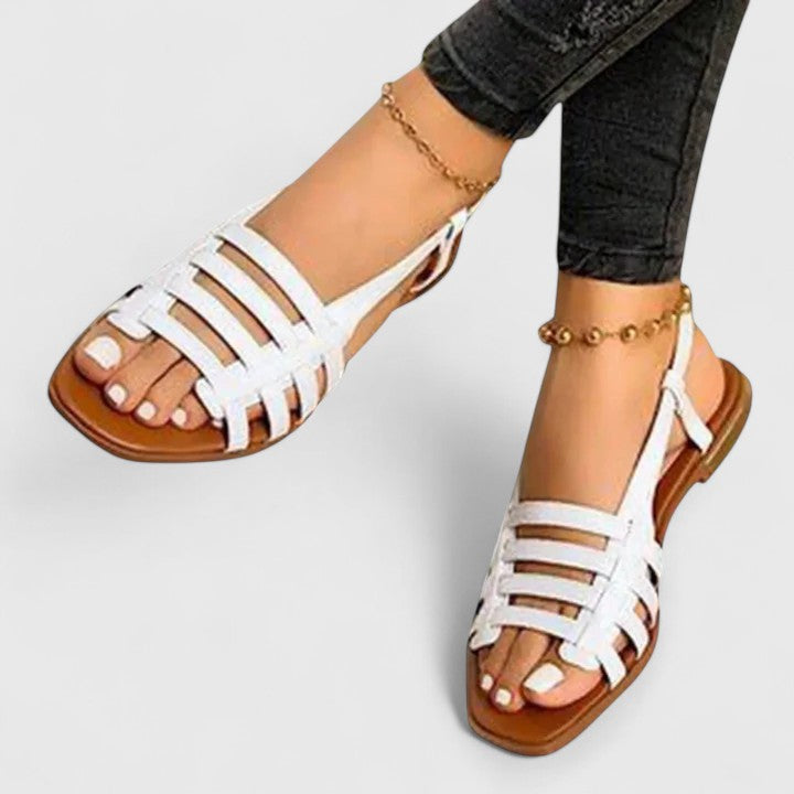 Comfortable women's walking sandals, orthopaedic design with excellent foot support for summer casual wear.