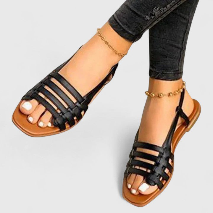 Stylish women's orthopaedic sandals, offering superior comfort & all-day support, ideal for everyday summer wear.