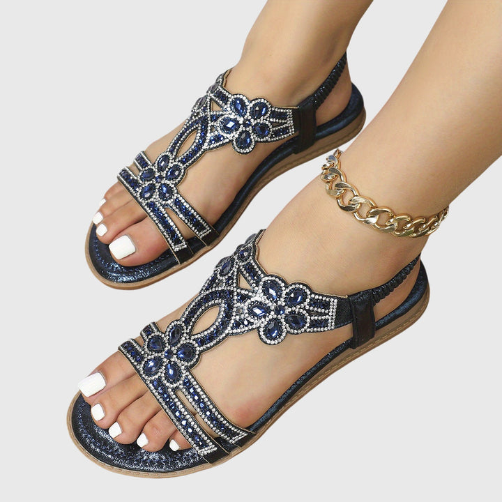 Stylish orthopaedic comfort sandals for women, back strap for secure fit & relief.
